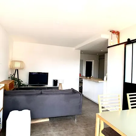公寓 Renting - Les Oliviers - 3 Bedrooms Parking Swimming Pool Terrace 昂蒂布